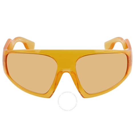 Burberry Auden Orange Irregular Unisex Sunglasses .